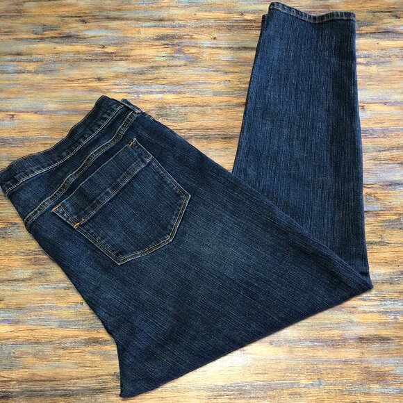Old Navy The Sweetheart Jeans Straight Leg High Rise Blue Womens Size 18 - Picture 5 of 15
